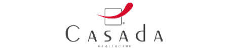 카사다 헬스케어 마사지 의자 회사 로고