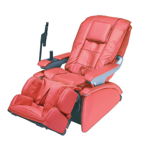 안정 - 가족 Inada Robostic HCP-D6D 마사지 의자 레드 인조 가죽 마사지 의자 세계
